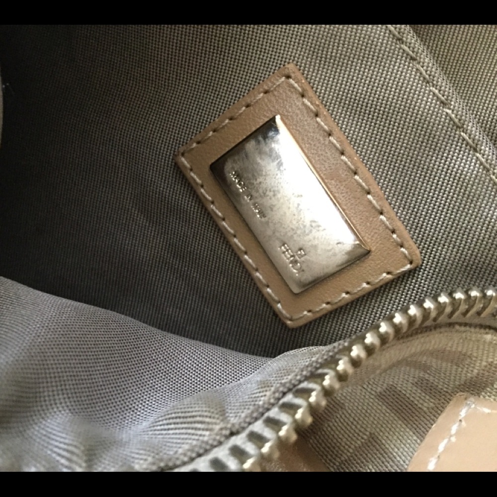 -SOLD- New Authentic Fendi Zucca mini Boston bag - Picture 6 of 14
